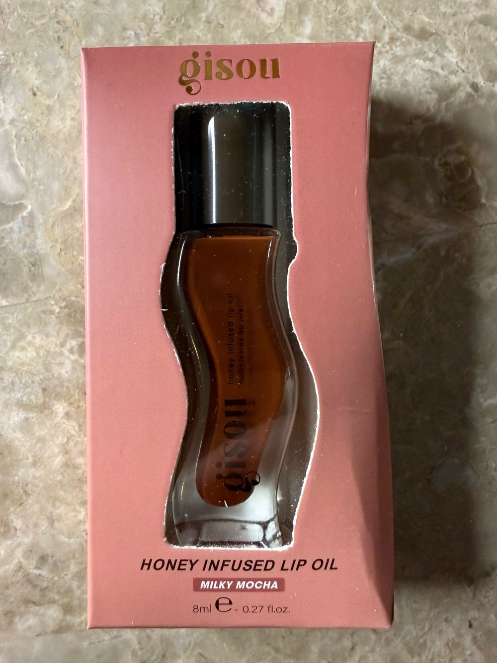 💋3-$36💋Gisou Honey Infused Lip Oil - Milky Mocha (Brown)